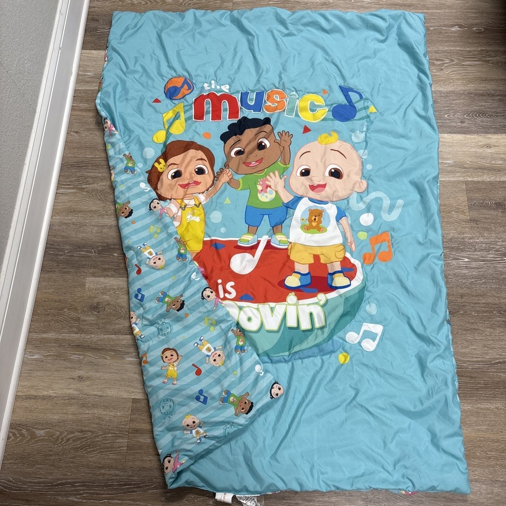 CoComelon And JJ Toddler Bed Microfiber Comforter 42x57 Reversible